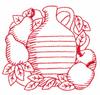 Country Canisters #3 (Redwork)