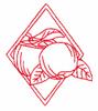 Apples Diamond (Redwork)