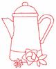 Coffee Pot (Redwork)