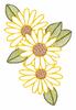 Daisy Cluster ( Trapunto )