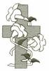 Cross and Lillies ( Trapunto )