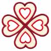 Four Hearts ( Trapunto )