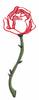 Long Stemmed Rose ( Trapunto )