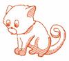Sitting Kitty ( Trapunto )