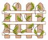 Fence and Vines ( Trapunto )