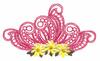 Three Flower Swirl ( Trapunto )