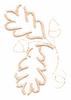 Acorns and Oak Leaves #1 (Whitework)