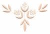 Three Flower Sprig (Whitework)