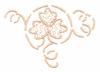 Knotted Swirling Leaf #2 (Whitework)