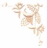 Floral Corner (Whitework)