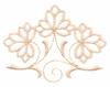 Open Edge Three Flower Flourish (Whitework)