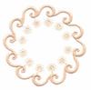 Stars and Swirls (Whitework)