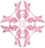 Thistle Circle - Redwork (Square Hoop)