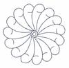 Swirling Circle ( Quilting )