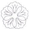 Ruffle Flower ( Quilting )