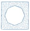 Framed Stippled Octagon  ( Quilting )