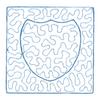 Full Stippled Shield ( Quilting )