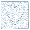 Full Stippled Heart ( Quilting )
