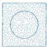 Full Stippled Circle ( Quilting )