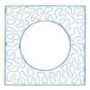 Framed Stippled Circle  ( Quilting )