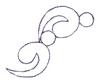 Two Swirls and Circles ( Quilting )