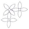 Four Petaled Flower Trio ( Quilting )