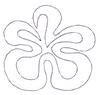 Single Wavy Flower ( Quilting )