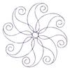 Circle Curlicues ( Quilting )