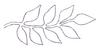 Small Elder Leaves ( Quilting )