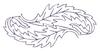 Curling Oak Leaf #2 ( Quilting )