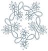 Five Looped Flowers (Square Hoop)