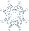 Swirls and Leaf Outline (Square Hoop)