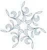 Swirling Petals (Square Hoop)