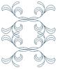 Circles of Swirls (Square Hoop)