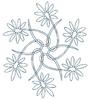 Joined Looped Flowers (Square Hoop)