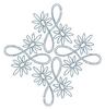 Four Looped Flowers (Square Hoop)