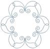 Circle of Scrolls (Square Hoop)