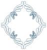Ribbons & Bows Diamond (Square Hoop)