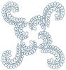 Curly Doily #3 (Square Hoop)