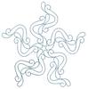 Swaying Squiggles (Square Hoop)
