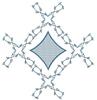 Looped Vines with Center Grid (Square Hoop)