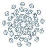 Circle of Leaves (Square Hoop)