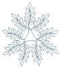 Leafy Flower (Square Hoop)