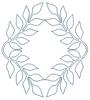 Diamond of Leaves (Square Hoop)