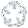Flourishing Leaves (Square Hoop)
