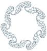 Dancing Leaves (Square Hoop)
