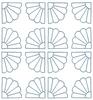 Scalloped Squares #2 (Square Hoop)