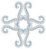 Swirling Cross (Square Hoop)