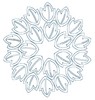 Large Leaf Circles (Square Hoop)