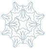 Fan Flowers (Square Hoop)